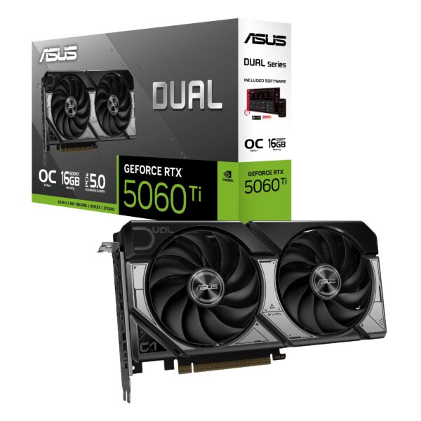 Video Geforce Asus Dual RTX 5060 TI 16GB D7 OC