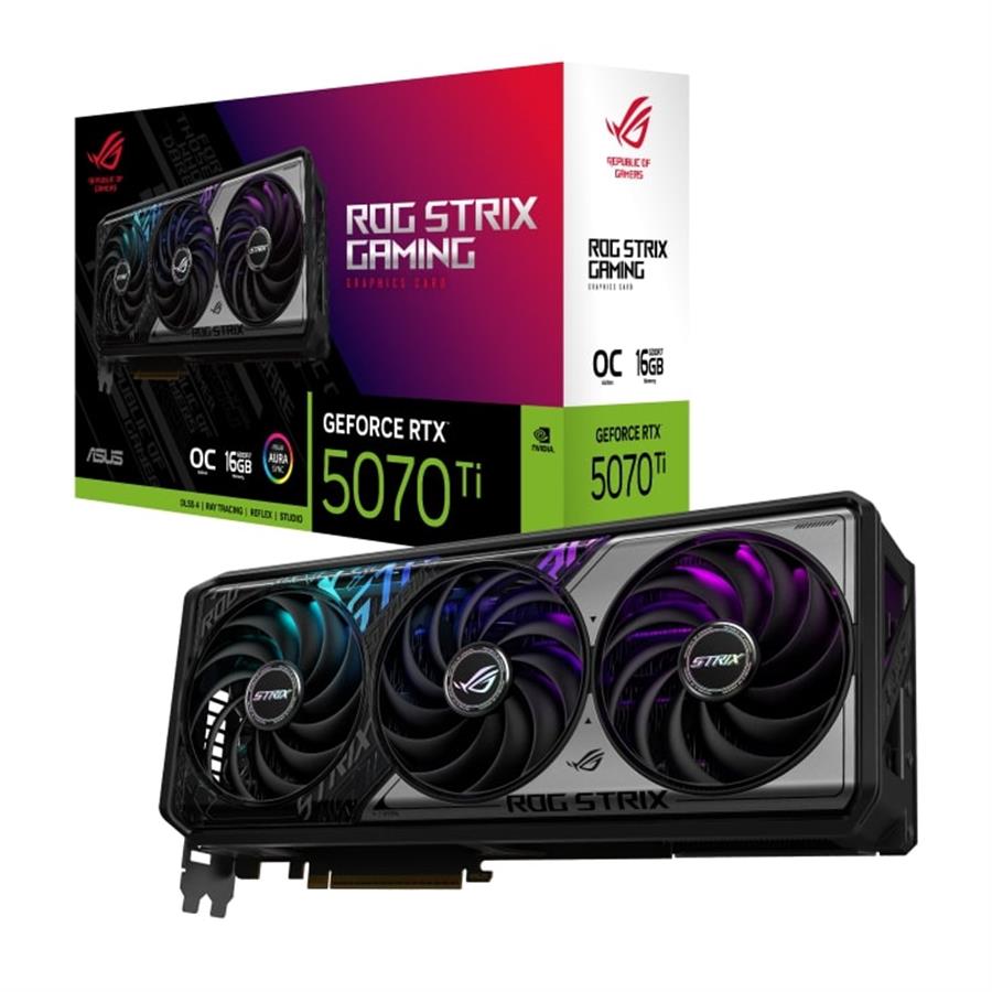 VIDEO GEFORCE ASUS ROG STRIX RTX 5070 TI 16GB OC