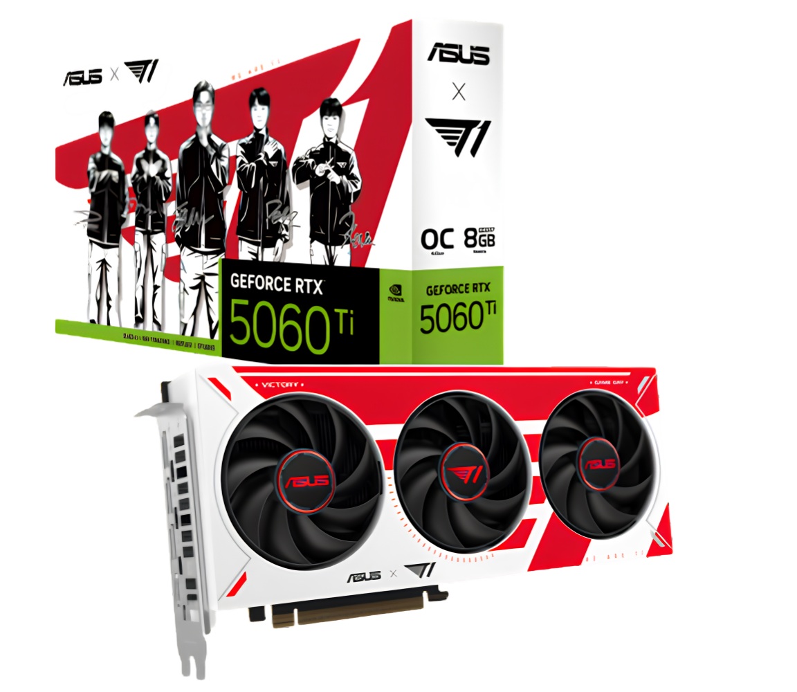 VIDEO GEFORCE ASUS T1 RTX 5060 TI 8GB OC