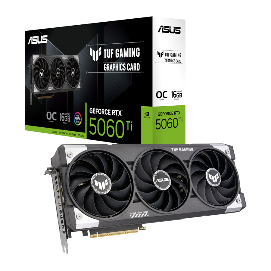 VIDEO GEFORCE ASUS TUF GAMING RTX 5060 TI 16GB OC