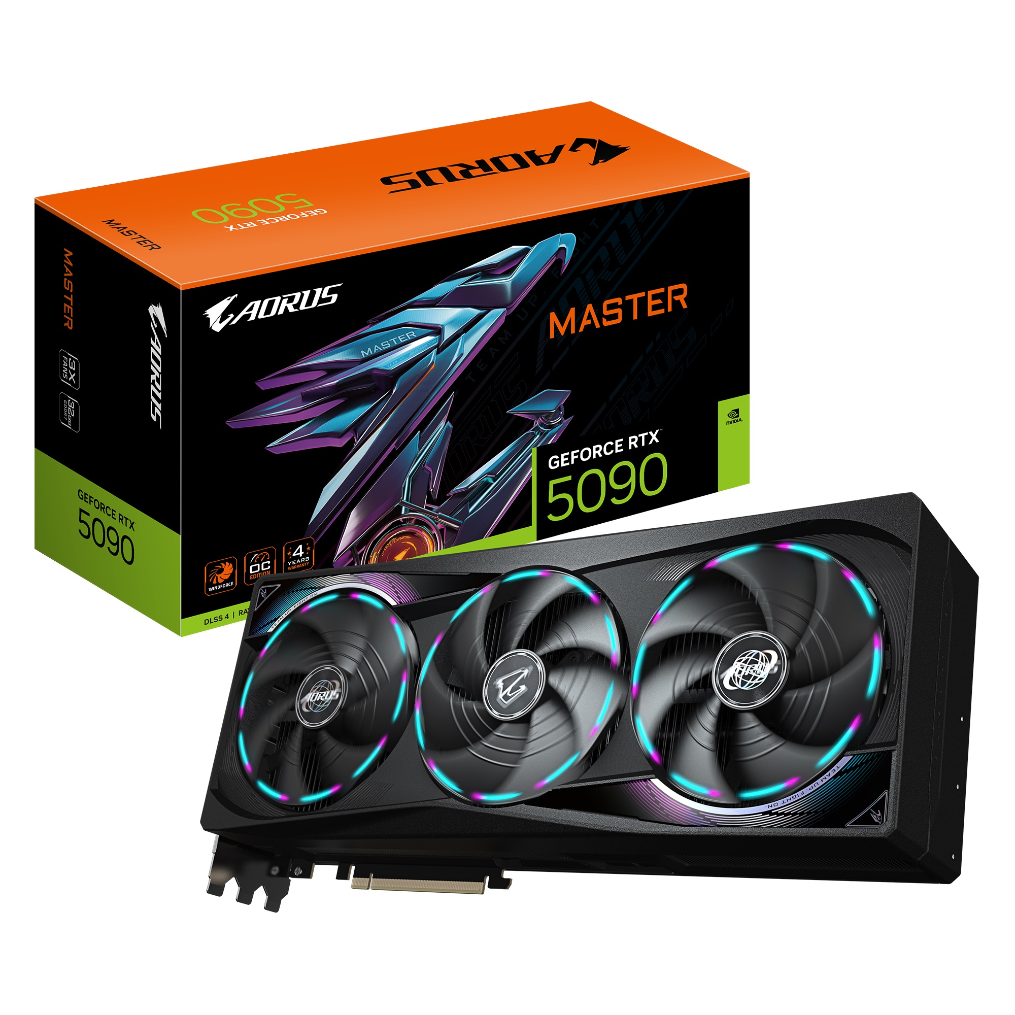 VIDEO GEFORCE GIGABYTE AORUS MASTER RTX 5090 32GB