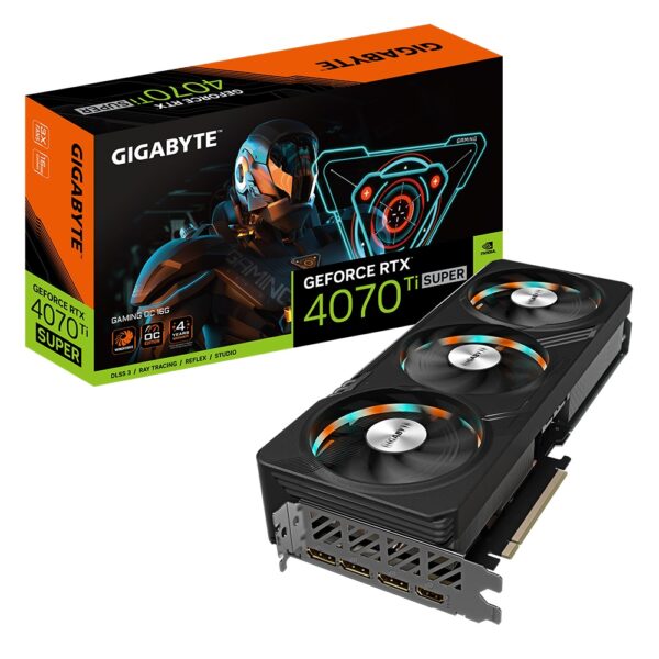 Video Geforce Gigabyte Gaming RTX 4070 TI SUPER 16GB OC