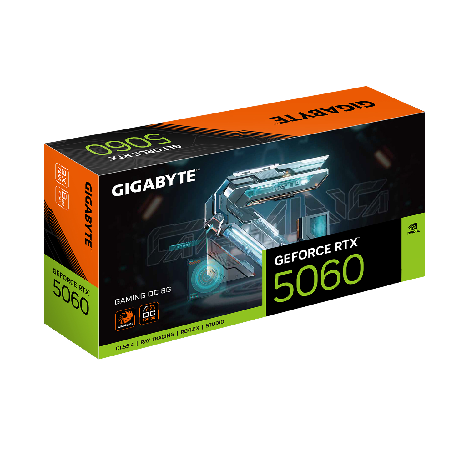 VIDEO GEFORCE GIGABYTE GAMING RTX 5060 8GB OC