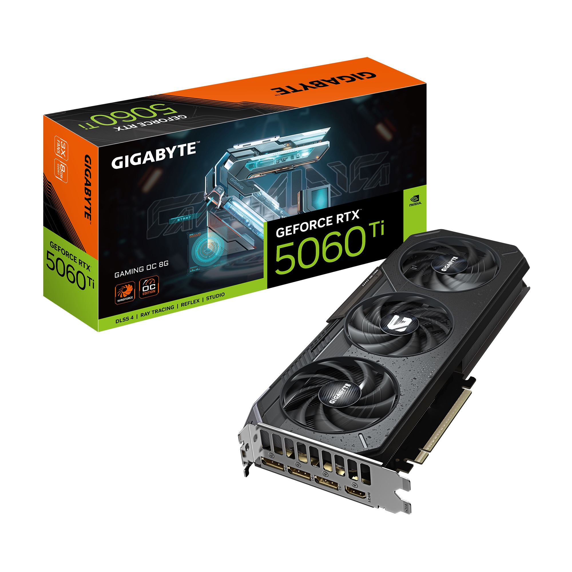 VIDEO GEFORCE GIGABYTE GAMING RTX 5060 TI 8GB OC