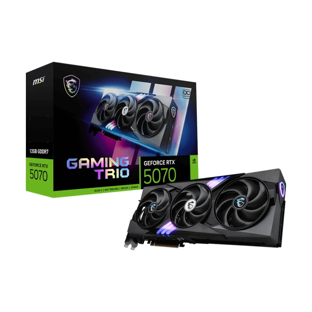 VIDEO GEFORCE MSI GAMING TRIO RTX 5070 12GB OC