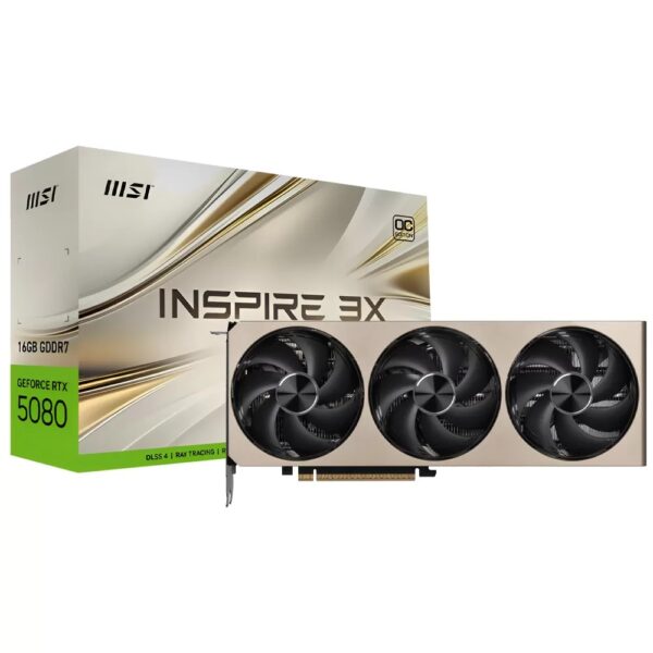 Video Geforce Msi Inspire 3X RTX 5080 16GB D7 OC