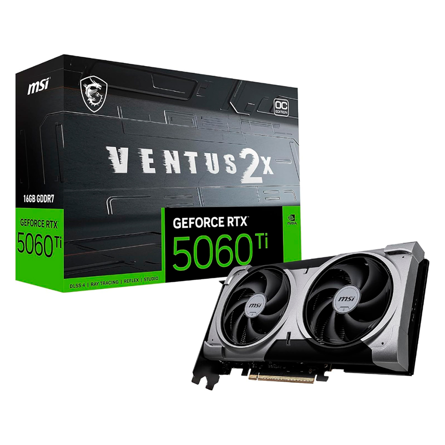 VIDEO GEFORCE MSI SHADOW 2X RTX 5060 TI 16GB OC