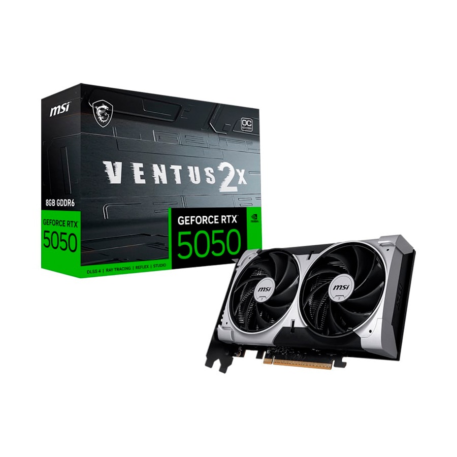 VIDEO GEFORCE MSI VENTUS 2X RTX 5050 8GB OC