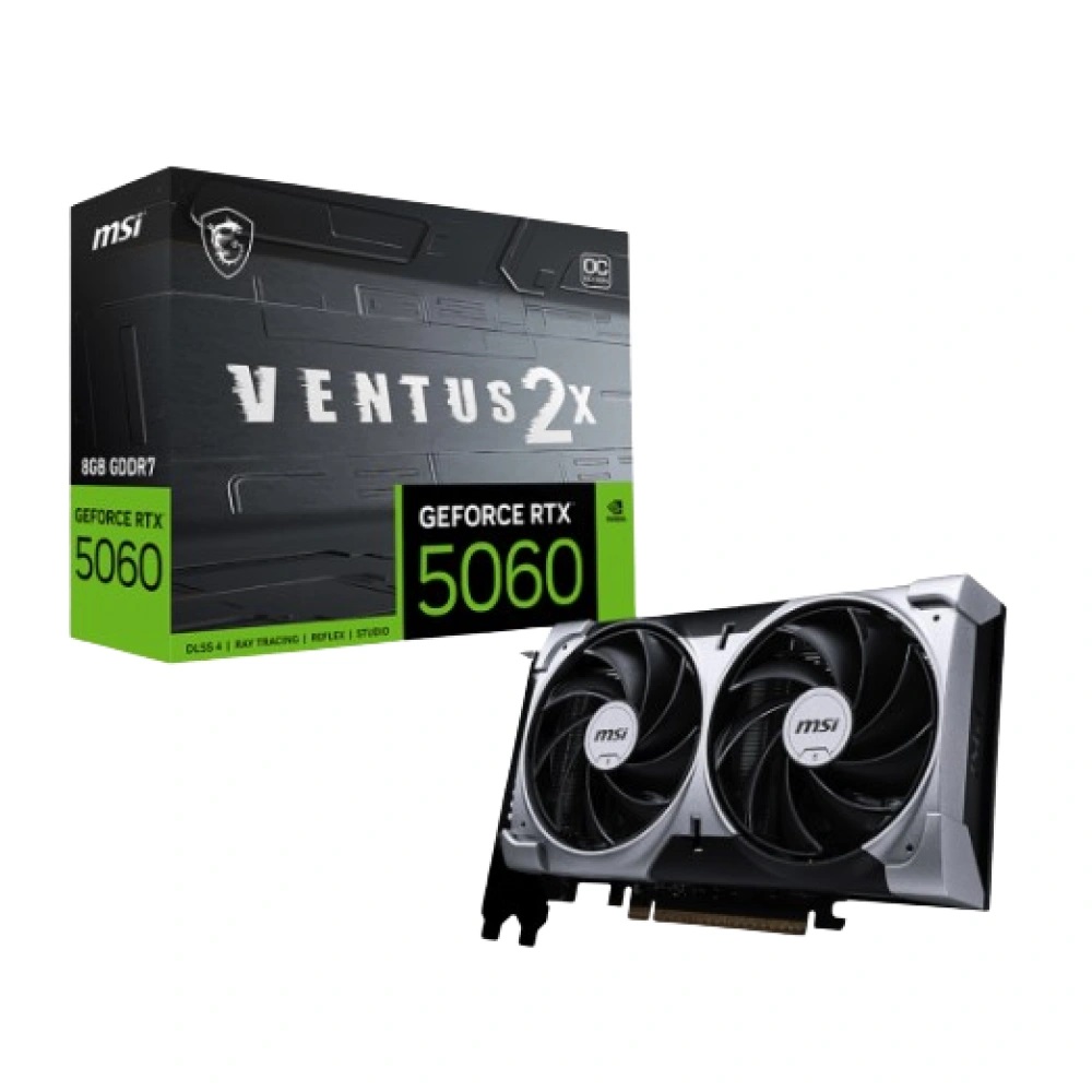 VIDEO GEFORCE MSI VENTUS 2X RTX 5060 8GB OC
