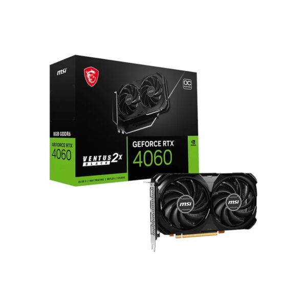 Video Geforce Msi Ventus 2x Black RTX 4060 8GB OC