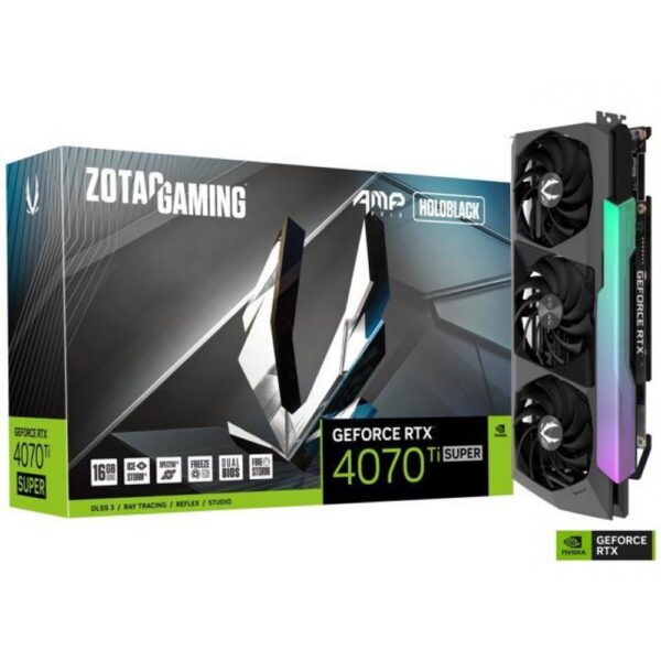 Video Geforce Zotac Gaming RTX 4070TI SUPER Amp Holo 16GB