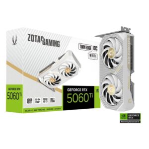 Video Geforce Zotac Twin Edge RTX 5060 TI 8GB OC Blanca