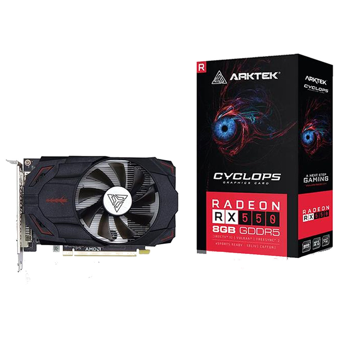 Video Radeon Arktek RX 550 8GB D5