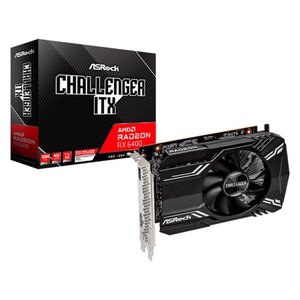 Video Radeon Asrock Challenger ITX RX 6400 4GB