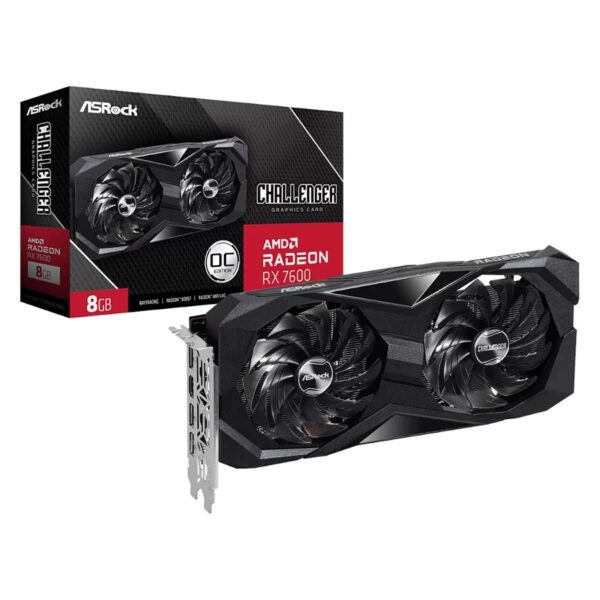 Video Radeon Asrock Challenger RX 7600 8GB OC