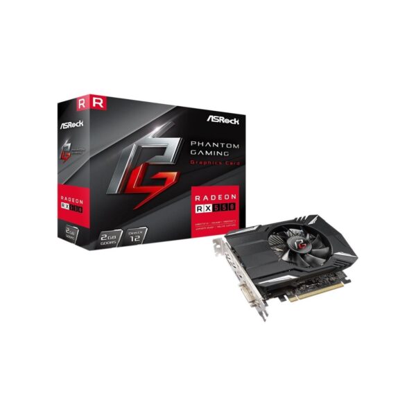 Video Radeon Asrock Phantom Gaming RX 550 2G