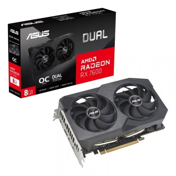 Video Radeon Asus Dual RX 7600 8GB OC