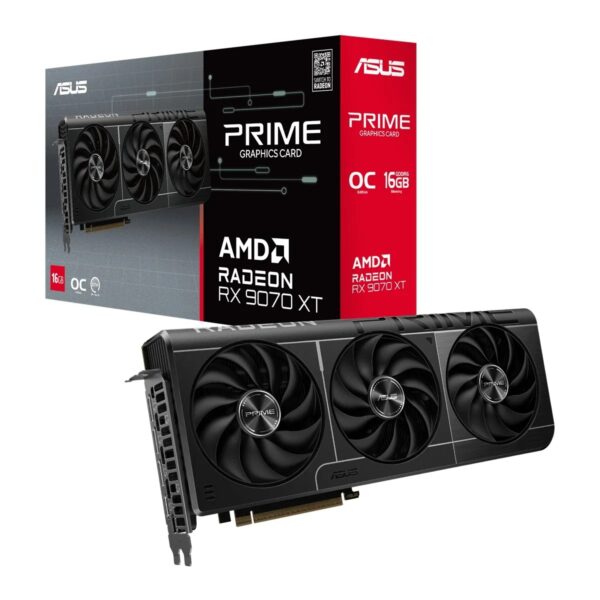 Video Radeon Asus Prime RX 9070XT 16GB D6 OC