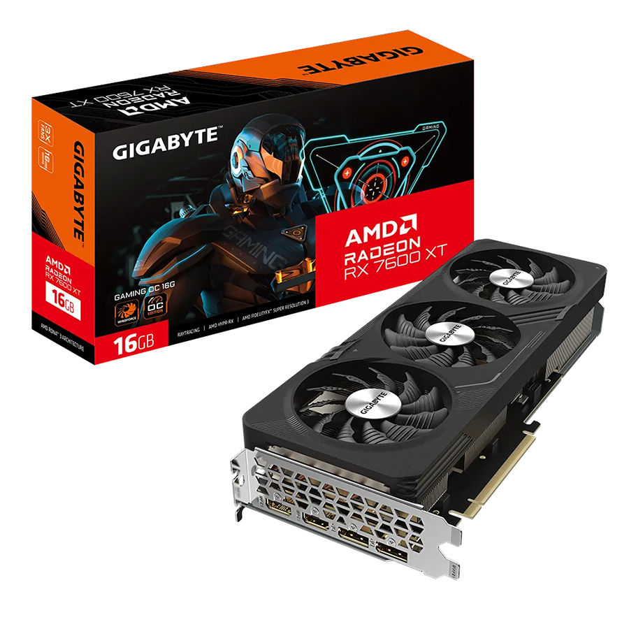 VIDEO RADEON GIGABYTE GAMING RX 7600 16GB OC