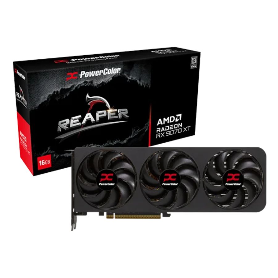 VIDEO RADEON POWERCOLOR REAPER RX 9070 XT 16GB