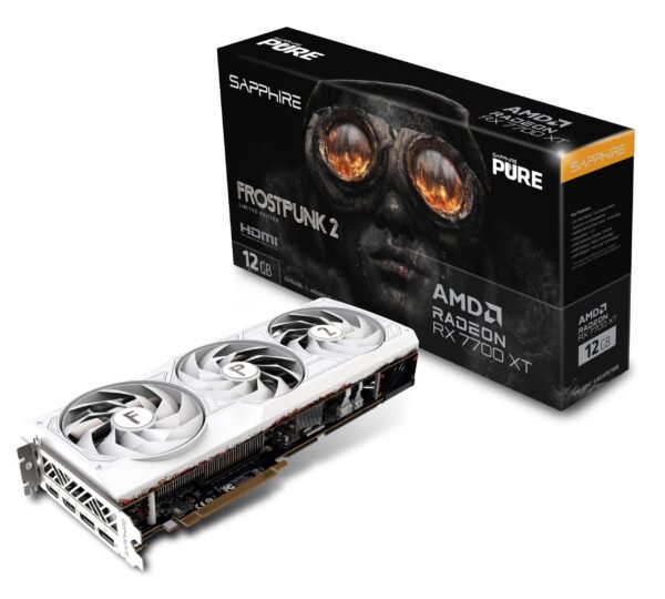 Video Radeon Sapphire RX 7700 XT Pure Frostpunk 2 12GB