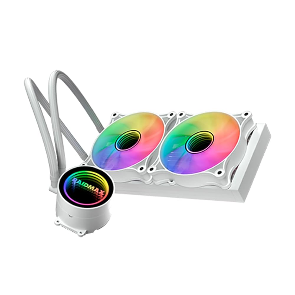 WATERCOOLER RAIDMAX INFINITA LS240 BLANCO ARGB