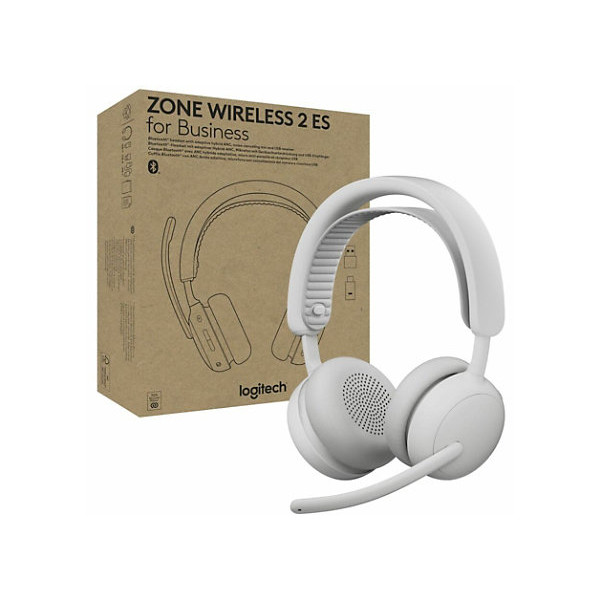 Auricular Wireless Logitech Zone 2 Blanco