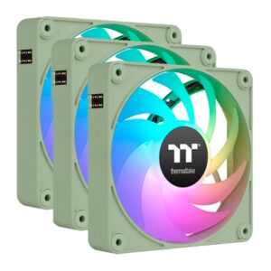 Fan Thermaltake CT120 EX Pack x3 Verde ARGB - https://dinobyte.ar