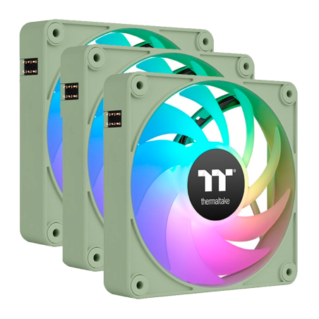 FAN THERMALTAKE CT120 EX PACK X3 VERDE ARGB