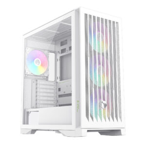 Gabinete Gamemax Leader 2 Blanco fx4 - https://dinobyte.ar