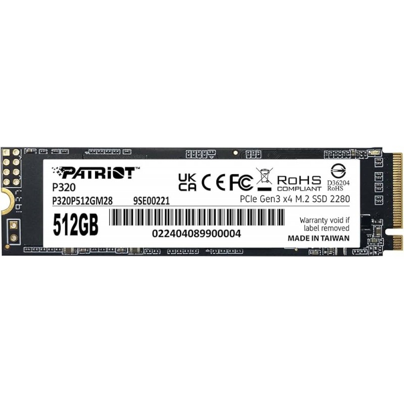 DISCO SOLIDO NVME PATRIOT P320 512GB