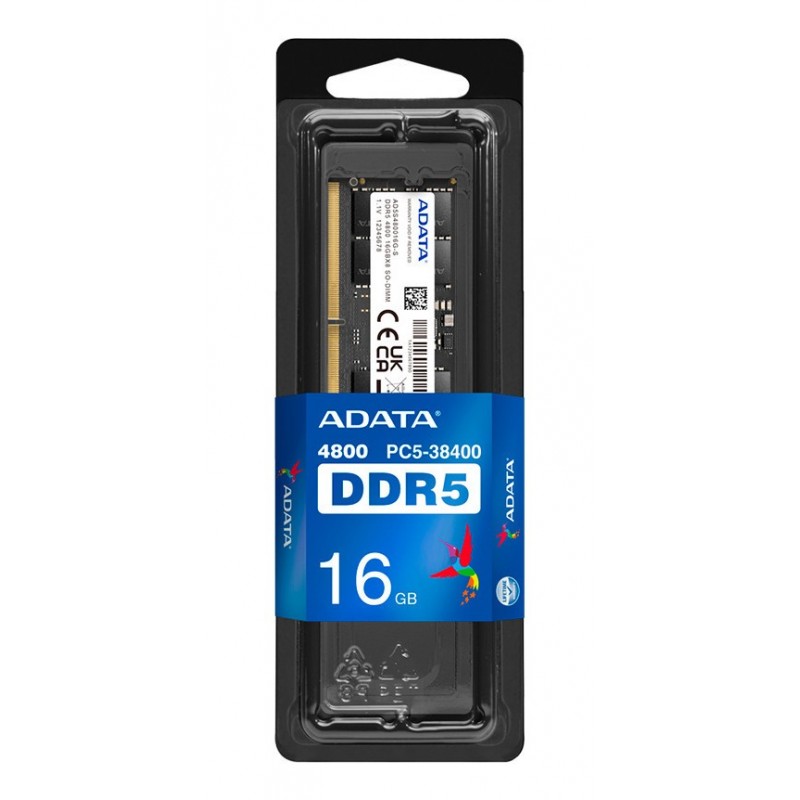 MEMORIA SODIMM ADATA DDR5 16GB 4800MHZ