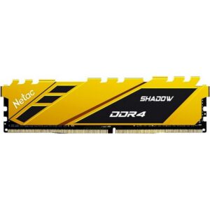 Memoria Netac Shadow 8GB 3200Mhz C16 Amarilla
