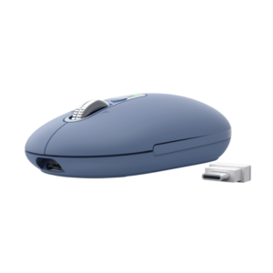 Mouse Wireless Trust Seron Hyperscroll Slim Azul
