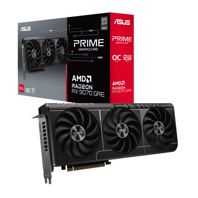 VIDEO RADEON ASUS PRIME RX 9070 GRE 12GB D6
