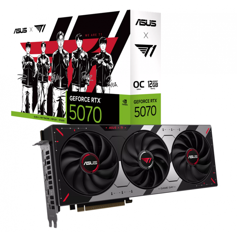 VIDEO GEFORCE ASUS T1 RTX 5070 12GB OC