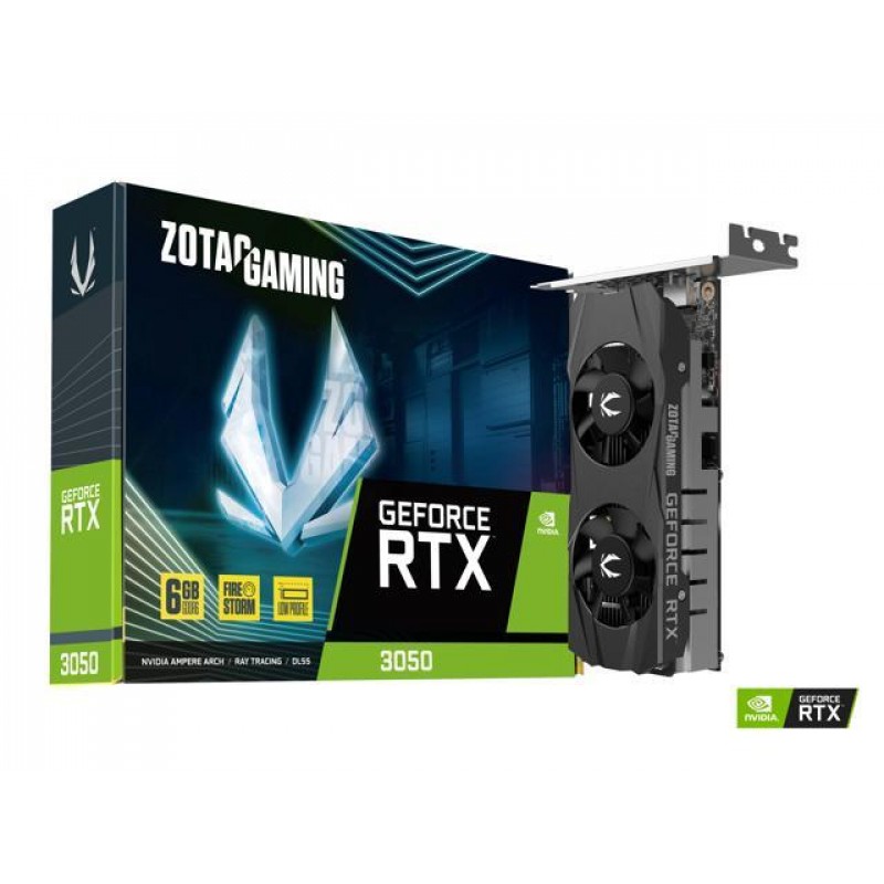 VIDEO GEFORCE ZOTAC GAMING RTX 3050 6GB D6 LP