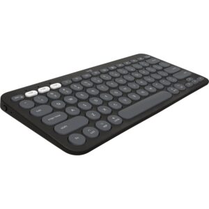 Teclado Wireless Logitech K380s Pebble Gris - https://dinobyte.ar