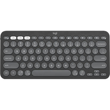 Teclado Wireless Logitech K380s Pebble Gris