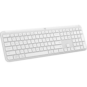 Teclado Wireless Logitech K950 Slim Blanco - https://dinobyte.ar